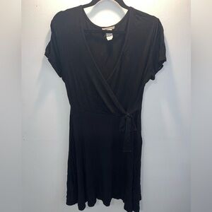Women’s Rolla Costa Black Wrap T-shirt Mini Dress